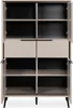 Buffetschrank Auryn - 90x38x140cm - 4 Türen und 2 Produktbild-Vorschau 5