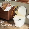 Toilettendeckel D Form WC-Sitze, Kurzer Toilettensitz mit Produktbild-Vorschau 7