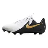 NIKE JR PHANTOM GX II ACADEMY FG/MG Weiß/Metallic Gold 36 Produktbild-Vorschau 1
