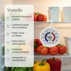 Set di 5 termometri da frigorifero con gancio e ventosa, Anteprima dell’immagine prodotto 5