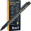 Multifunktionaler taktischer Stift, 9-in-1-Metall-Multitool Produktbild-Vorschau 2