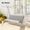 Outsunny 3 Sitzer Bankauflage 150x98x8 cm Bankkissen mit Produktbild-Vorschau 2