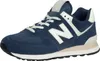 New Balance 574 Wildleder Trainer, Blau 44 EU Produktbild-Vorschau 1