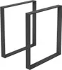Two black metal table legs are shown against a white background. Náhľad obrázku produktu