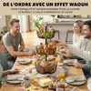 eluno Porte-objets rond à 3 étages / corbeille à pain, Voir les images du produit 5