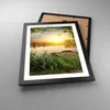 Gerahmtes Poster - Schwarzer Rahmen - Brücke See - 30x40 cm Produktbild-Vorschau 3