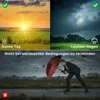 Mini Regenschirm, Mini Reise Klappschirm 6 Rippen Produktbild-Vorschau 6