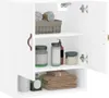 vidaXL Nástěnná skříňka bílá 60x31x70 cm Dřevěný materiál Náhled obrázku produktu 4