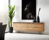 DELIFE Sideboard Stonegrace 200x45 cm Akazie Natur 4 Türen Produktbild-Vorschau 2