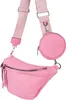 styleBREAKER Damen Halbmond Crossbody Schultertaschen Set Produktbild-Vorschau 2