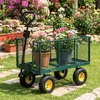 Přepravní vozík Wiltec do 550 kg s kovovými rošty, zahradní Náhled obrázku produktu 9