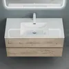 doporro Meuble de Salle de Bain Suspendu Chêne Clair Voir les images du produit 4