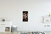 MuchoWow® Textilposter Blumen - Schmetterling - Frauen - Produktbild-Vorschau 2