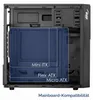 Boîtier Micro Tower ATX, modèle AK19BK, avec port USB-C Voir les images du produit 7