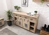 MASSIVMOEBEL24 | Buffet 150x45 Manguier laqué blanchi Voir les images du produit 2
