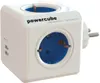 PowerCube Original USB Typ F Schuko Verlängerungskabel blau Produktbild-Vorschau 1