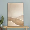 Leinwandbilder 60x90 cm - Beige Abstrakt, moderne Produktbild-Vorschau 4