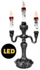 Gothic LED Kerzenständer - Halloween deko Produktbild-Vorschau 1