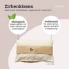 Kissenhülle mit Zirbenspäne Zirben-Kissen Náhled obrázku produktu