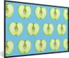MuchoWow® MuchoWow® Gerahmtes Poster Apfel - Muster - Produktbild-Vorschau 1