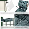 A collage of images showing a fence privacy screen product and its features. Náhled obrázku produktu