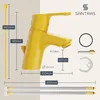 SANTRAS® Waschtischarmatur Magis in Gelb (RAL 1004) inkl. Produktbild-Vorschau 5