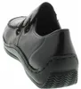 Rieker Damen Echtleder Slipper schwarz, Damen:42 EU Produktbild-Vorschau 45
