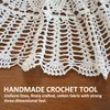 Tischsets aus Baumwolle, handgefertigt, gehäkelte Spitze, Produktbild-Vorschau 3