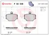 Brembo Bremsbelagsatz, Scheibenbremse Vorderachse P 50 038 Produktbild-Vorschau 17