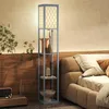 HOMCOM Stehlampe Wohnzimmer Dimmbar Stehleuchte mit Regal, Produktbild-Vorschau 2