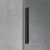 doporro Cabine de Douche Transparent Noir 90x120x195cm Voir les images du produit 4
