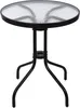 Gartentisch 60 cm Tisch aus gehärtetem Glas für Garten, Produktbild-Vorschau 7