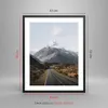 Gerahmtes Poster - Schwarzer Rahmen - Weg Berg Gipfel - Produktbild-Vorschau 5