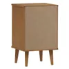 vidaXL Nachttisch MOLDE Braun 40x35x65 cm Massivholz Kiefer Produktbild-Vorschau 7