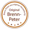 A circular logo with text in German. Produktbild-Vorschau