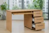 PC Tisch 115x56x73 cm Computertisch Buche Nachbildung Produktbild-Vorschau 2