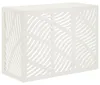 vidaXL Osłona klimatyzacji biała 110 x 50 x 80 cm stalowa Podgląd zdjęcia produktu 1