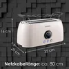 Steinborg XXL 4 Scheiben Toaster Beige Digitales Display Produktbild-Vorschau 9
