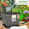 MePla - Set - Pflanzkübel Quadrat 58x58 + Untersetzer 49x49 Produktbild-Vorschau 5