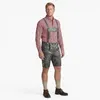 Bohmberg Herren Trachten Lederhose kurz Antik Grau aus 100 Produktbild-Vorschau 6