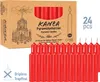 KANEA Pack de 24 bougies pour pyramides - Bougies de Noël Voir les images du produit 2