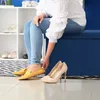 Składana aksamitna ławka RD37855, niebieska Podgląd zdjęcia produktu 3
