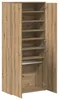 vidaXL Armadio alto in rovere Artisan 80 x 39 x 178 cm Anteprima dell’immagine prodotto 5