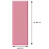 A diagram showing the dimensions of a curtain. Anteprima dell’immagine prodotto