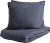 HOMLA MAISY Mikrofaser-Bettwäsche grau 220x200 + 2*50x60 cm Produktbild-Vorschau 1