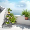Etagère pour plantes angle 3 niveaux - noir Voir les images du produit 7