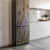 Kwiaty na drewnianym tle - Magnetyczna osłona lodówki - Podgląd zdjęcia produktu 3