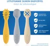 Reer Lot de 3 cuillères en silicone pour bébé Little Yummie Voir les images du produit 2