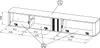 A technical drawing of a wall-mounted cabinet with dimensions and weight limits indicated. Produktbild-Vorschau