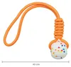TRIXIE Spielzeug Light & Strong Ball mit Tau, aus EPS – 40 Produktbild-Vorschau 3
